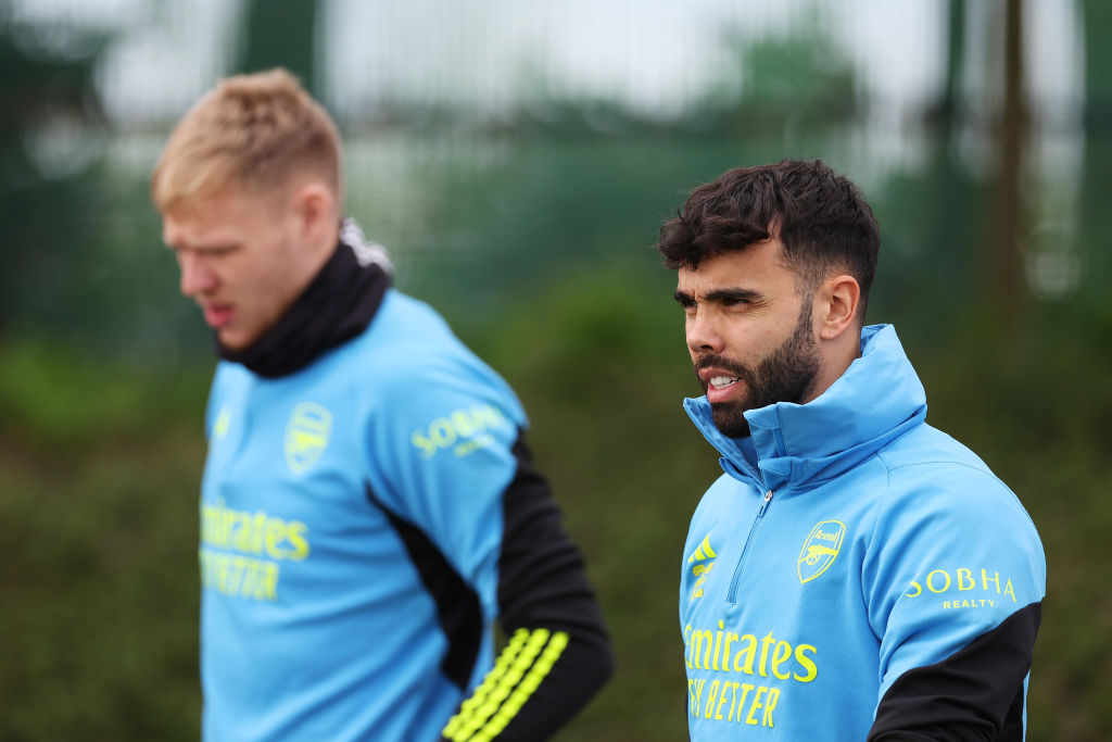 Arsenal Training Session And Press Conference - UEFA Champions League 2023/24