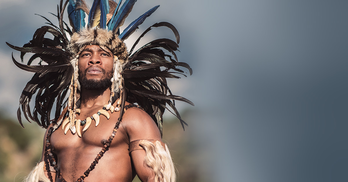 Thembinkosi Mthembu as King Dingiswayo in Shaka iLembe